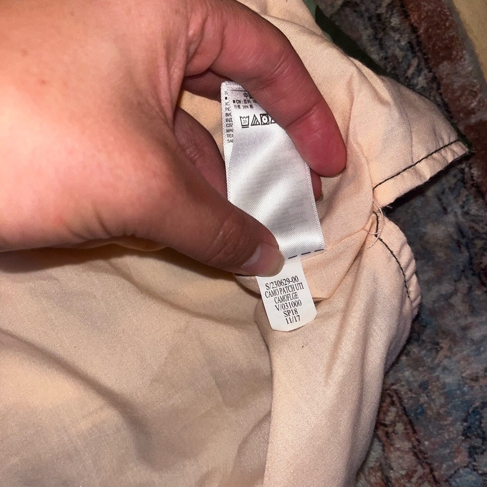 Gap Patchwork Camo Print Utility Jacket Shacket M… - image 6